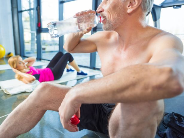 men-drinking-water